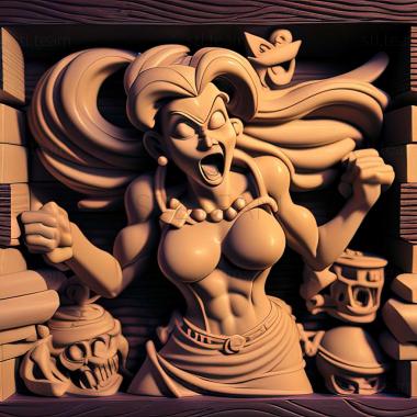 3D model Shantae and the Pirates Curse game (STL)